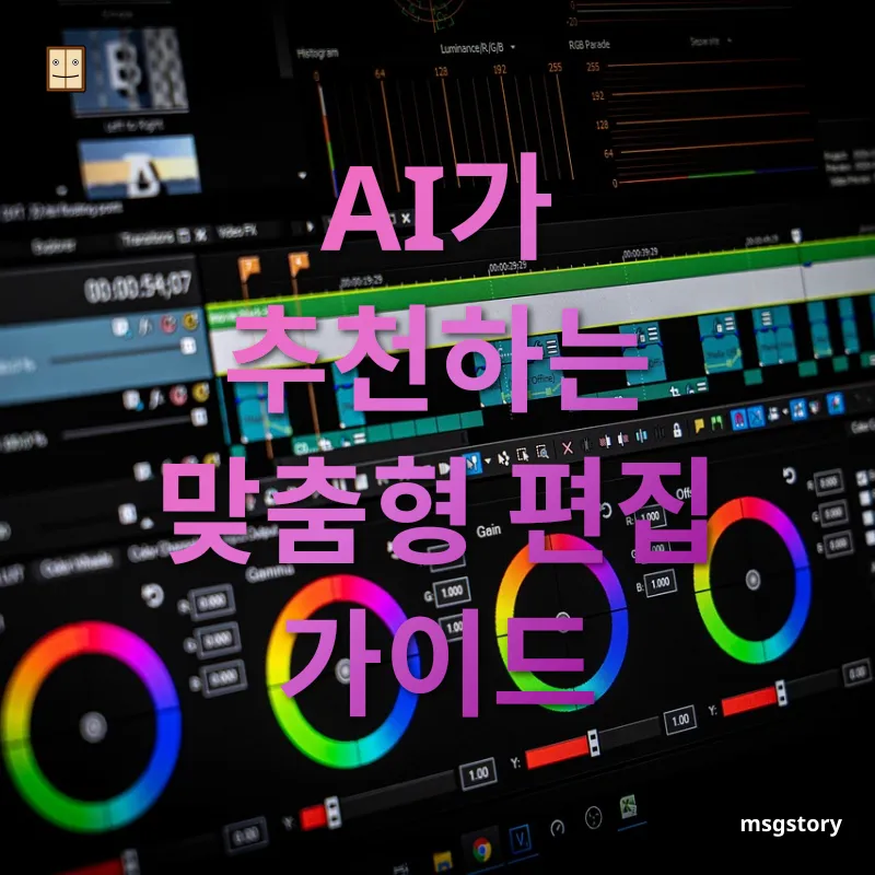 동영상 편집 AI가 추천하는 맞춤형 편집 가이드 관련 이미지